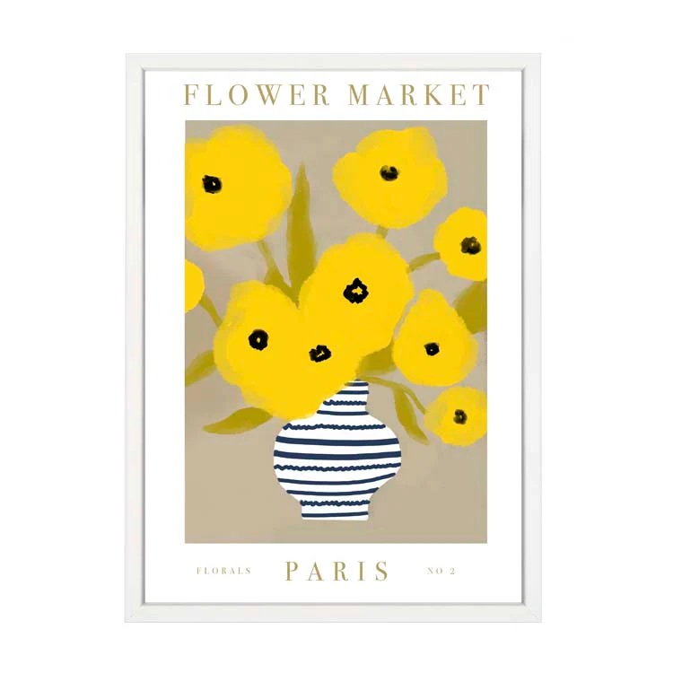 FLOWER MARKET PARIS YELLOW PRINT - Image 21