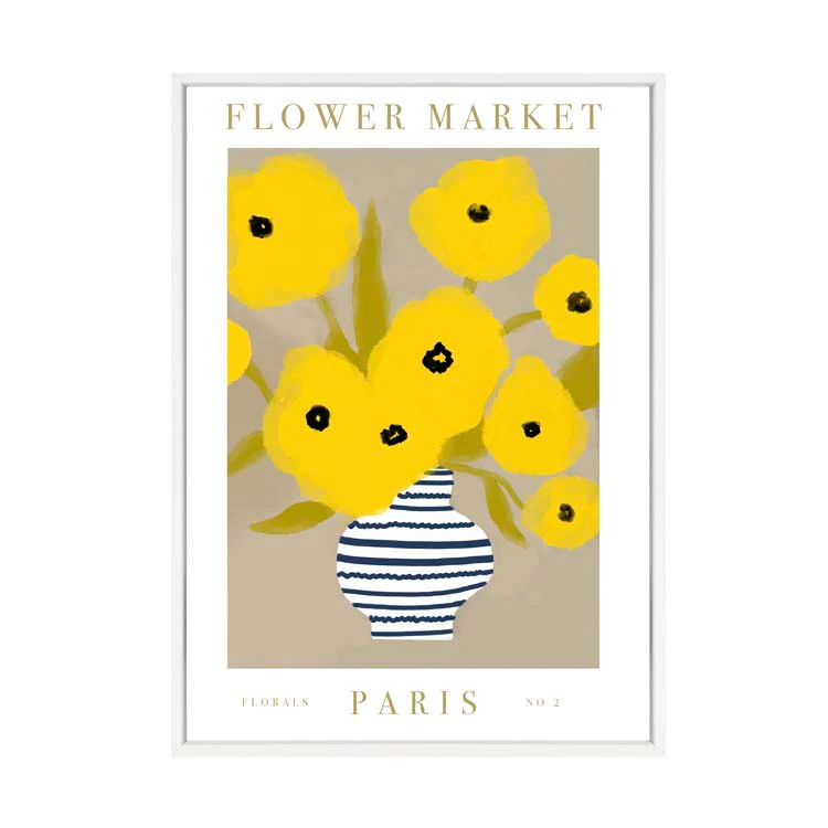 FLOWER MARKET PARIS YELLOW PRINT - Image 27