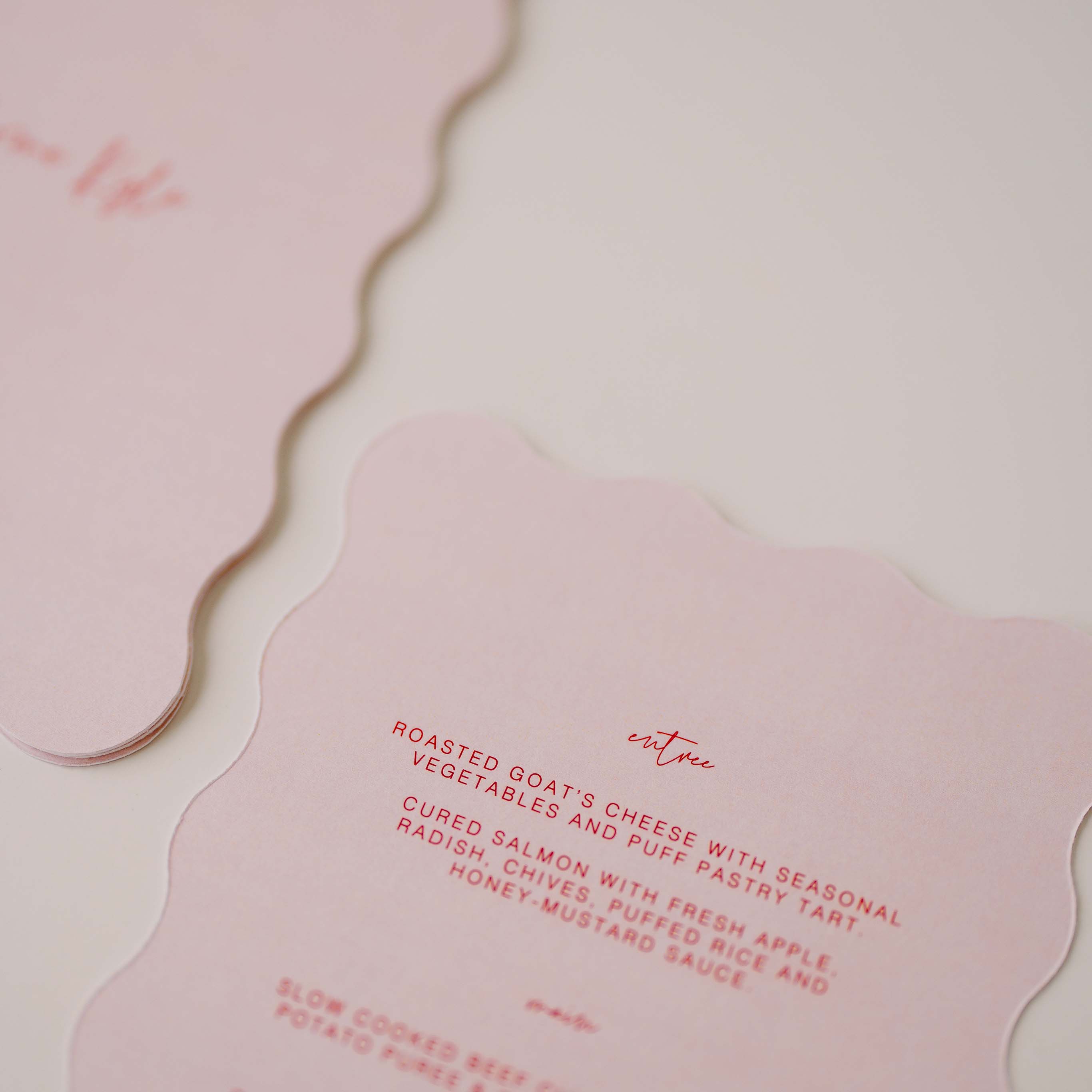 'FOREVER' MENU & PLACE NAME SET - Image 4
