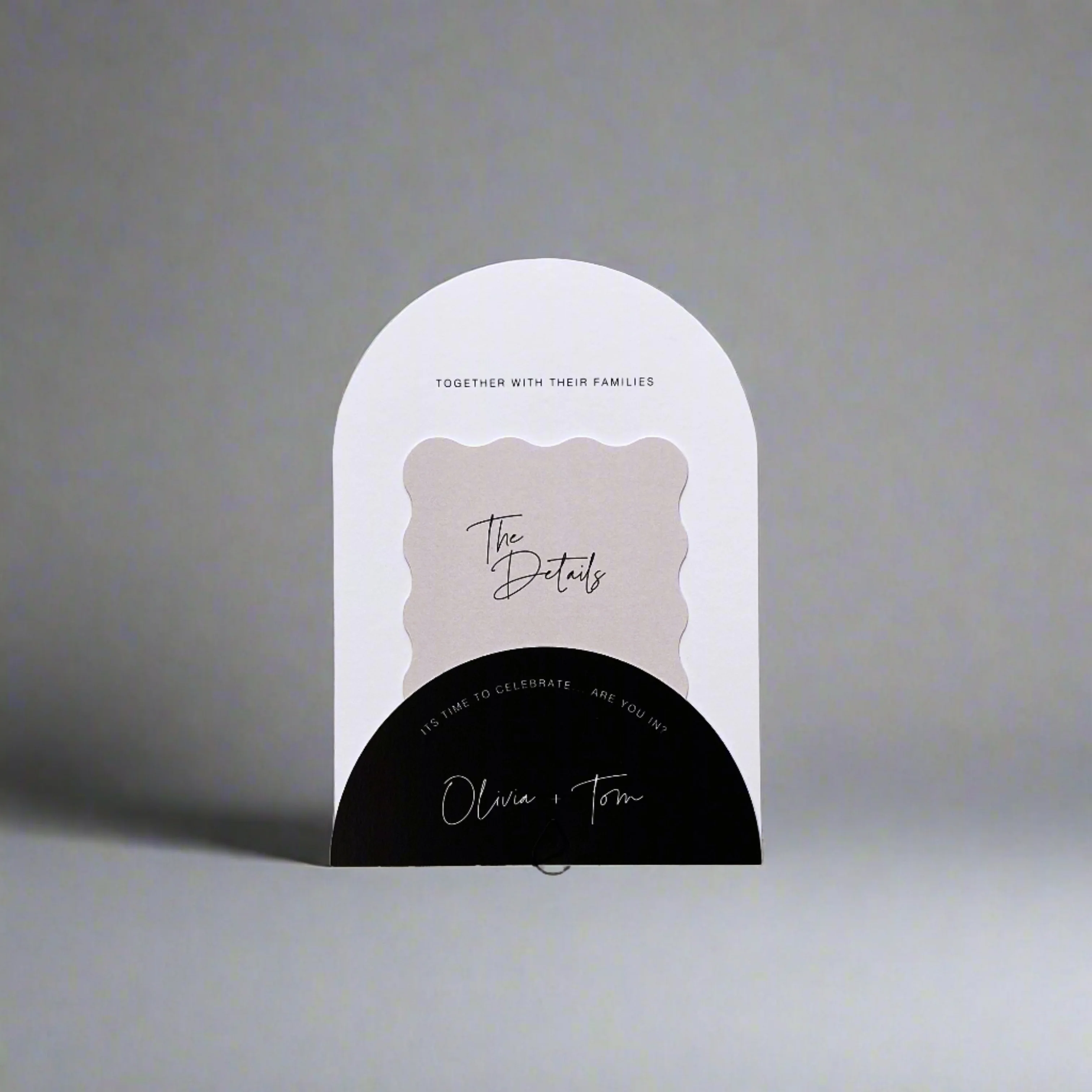 'FOREVER' WEDDING INVITE SET