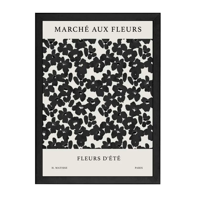 FRENCH FLEURS PRINT BLACK - Image 12