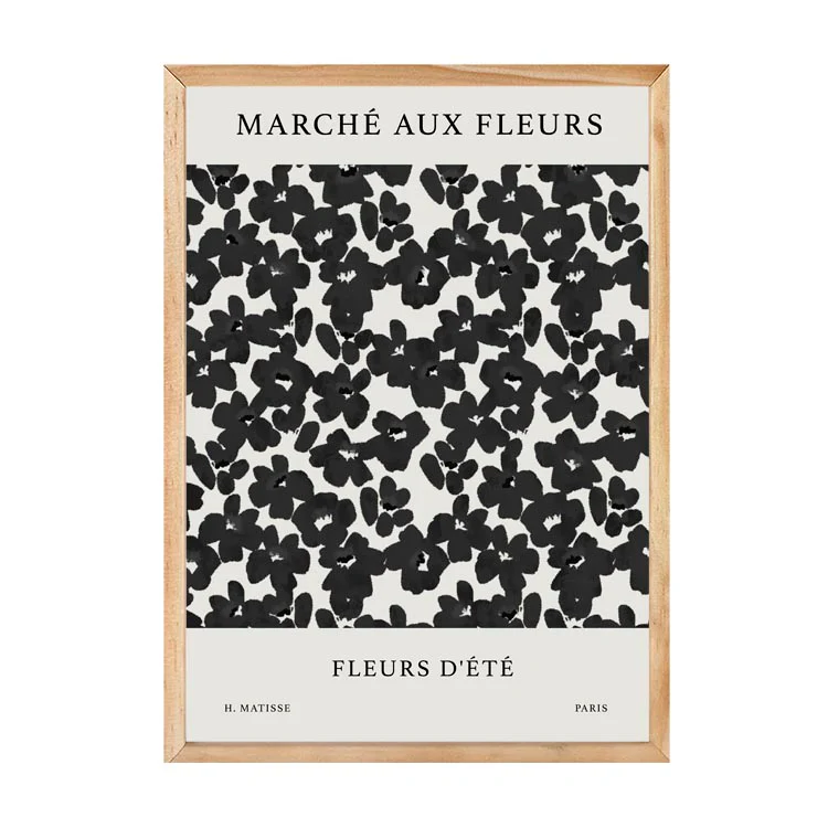 FRENCH FLEURS PRINT BLACK - Image 13