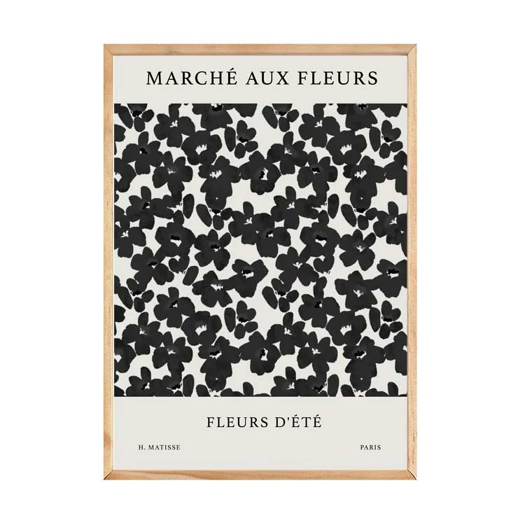 FRENCH FLEURS PRINT BLACK - Image 16