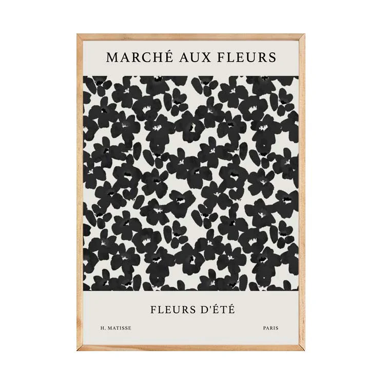 FRENCH FLEURS PRINT BLACK - Image 20