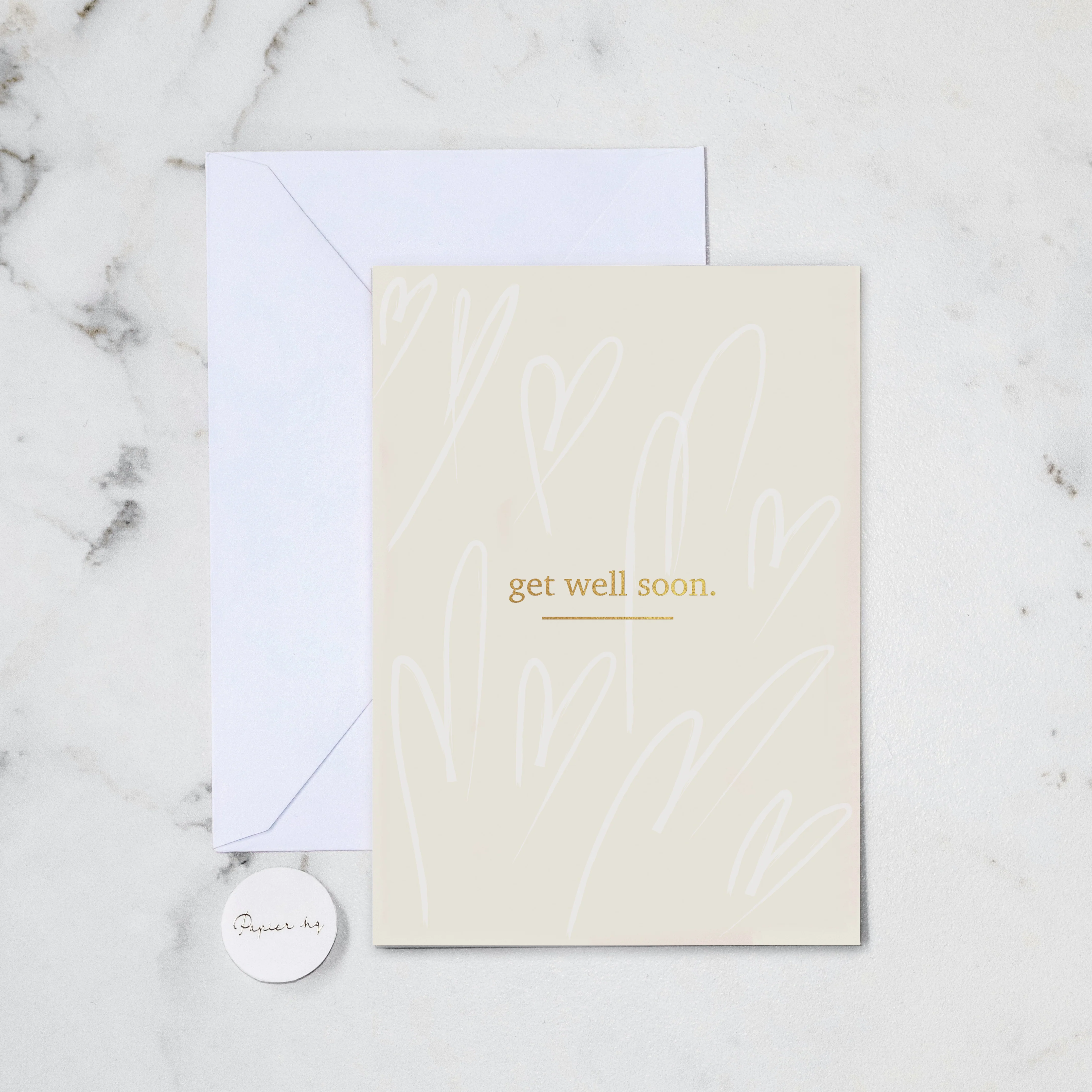 GET WELL SOON GREETING CARD