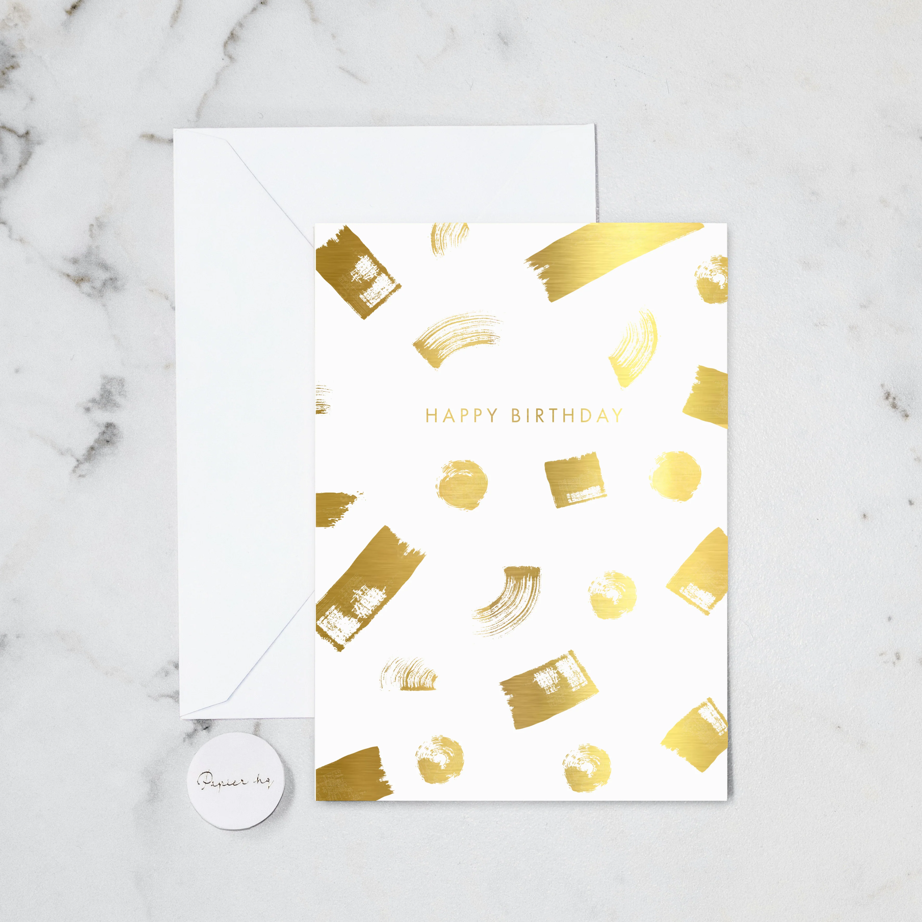 HB FOIL PAINT GREETING CARD