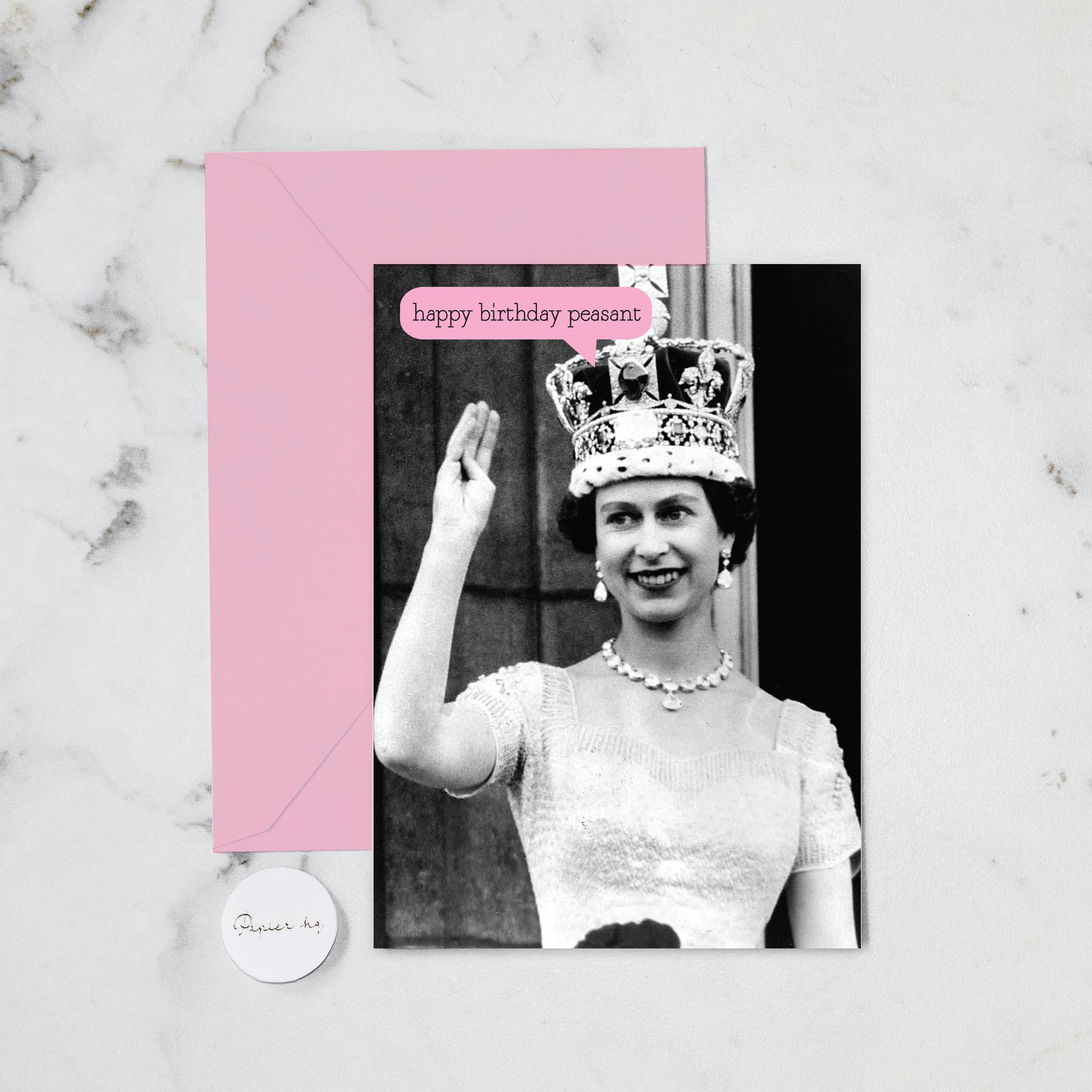 HAPPY BIRTHDAY PEASENT GREETING CARD