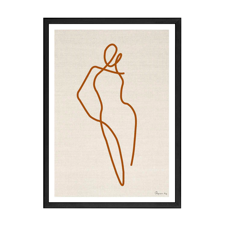 HOMEBODII LINEN PRINT RUST - Image 12