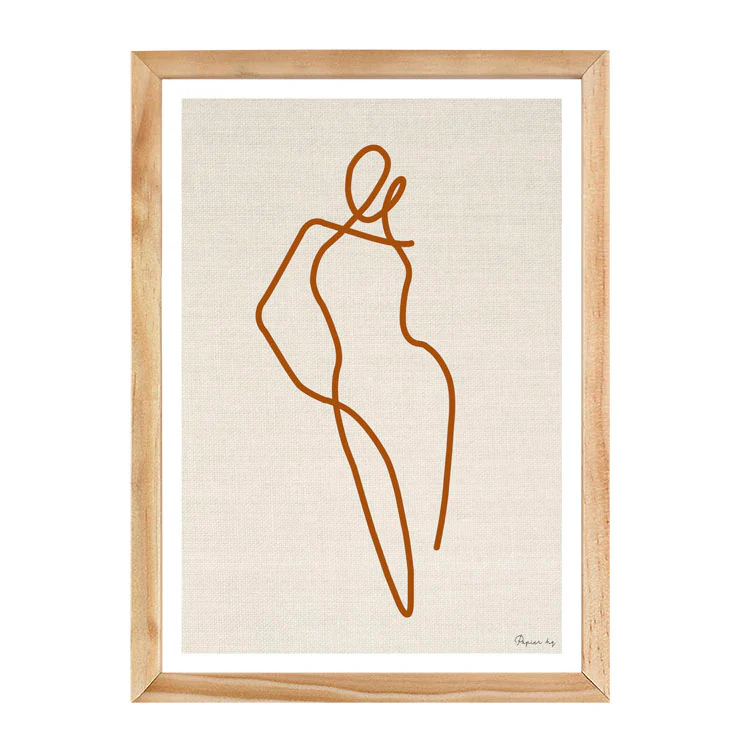 HOMEBODII LINEN PRINT RUST - Image 16