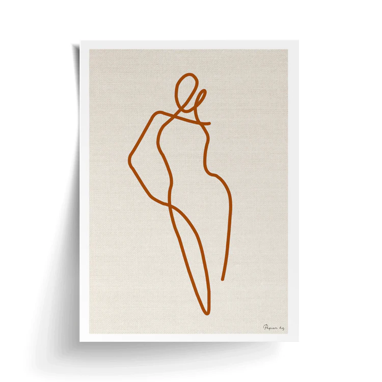 HOMEBODII LINEN PRINT RUST - Image 20