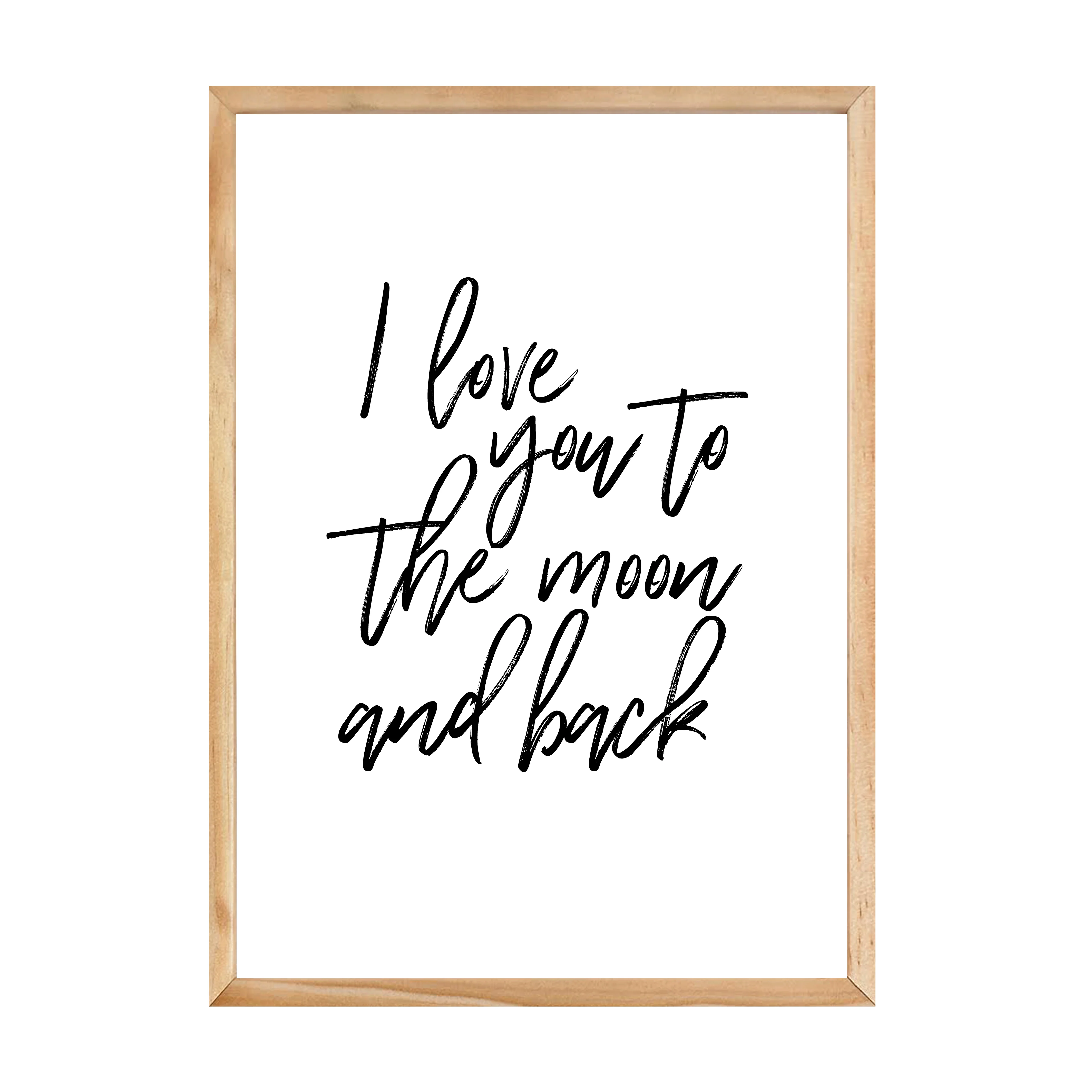I LOVE YOU TO THE MOON PRINT - Image 18