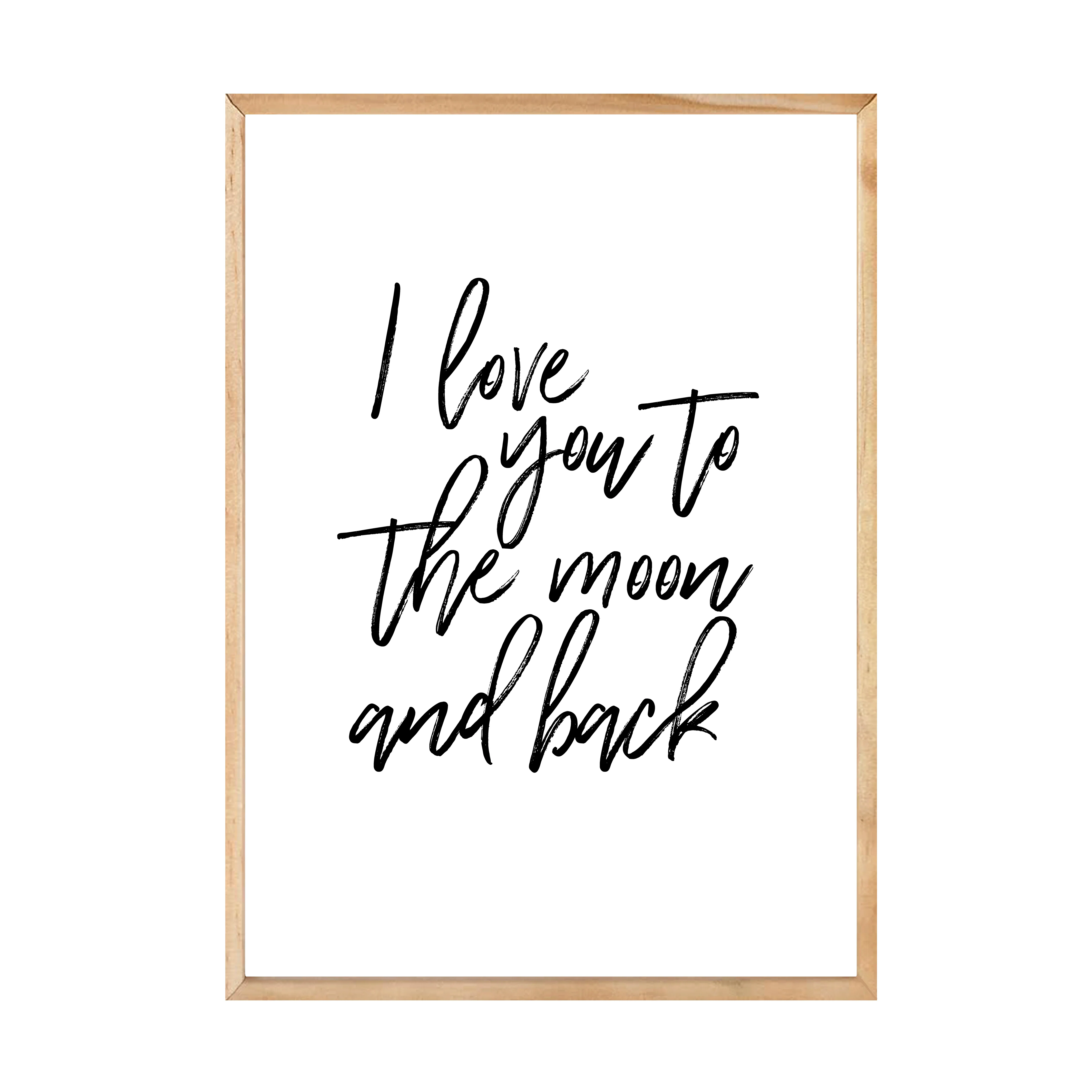 I LOVE YOU TO THE MOON PRINT - Image 19