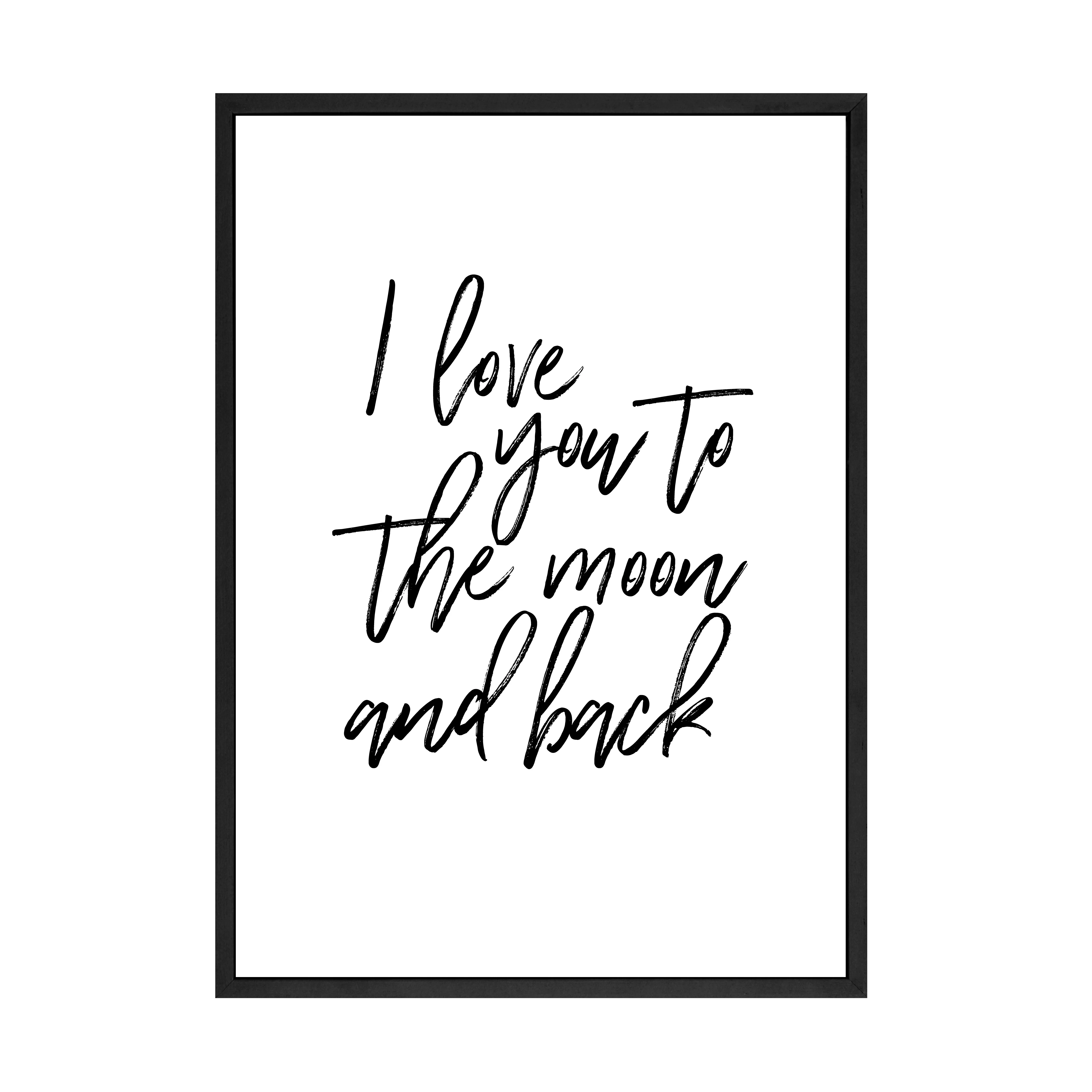 I LOVE YOU TO THE MOON PRINT - Image 7