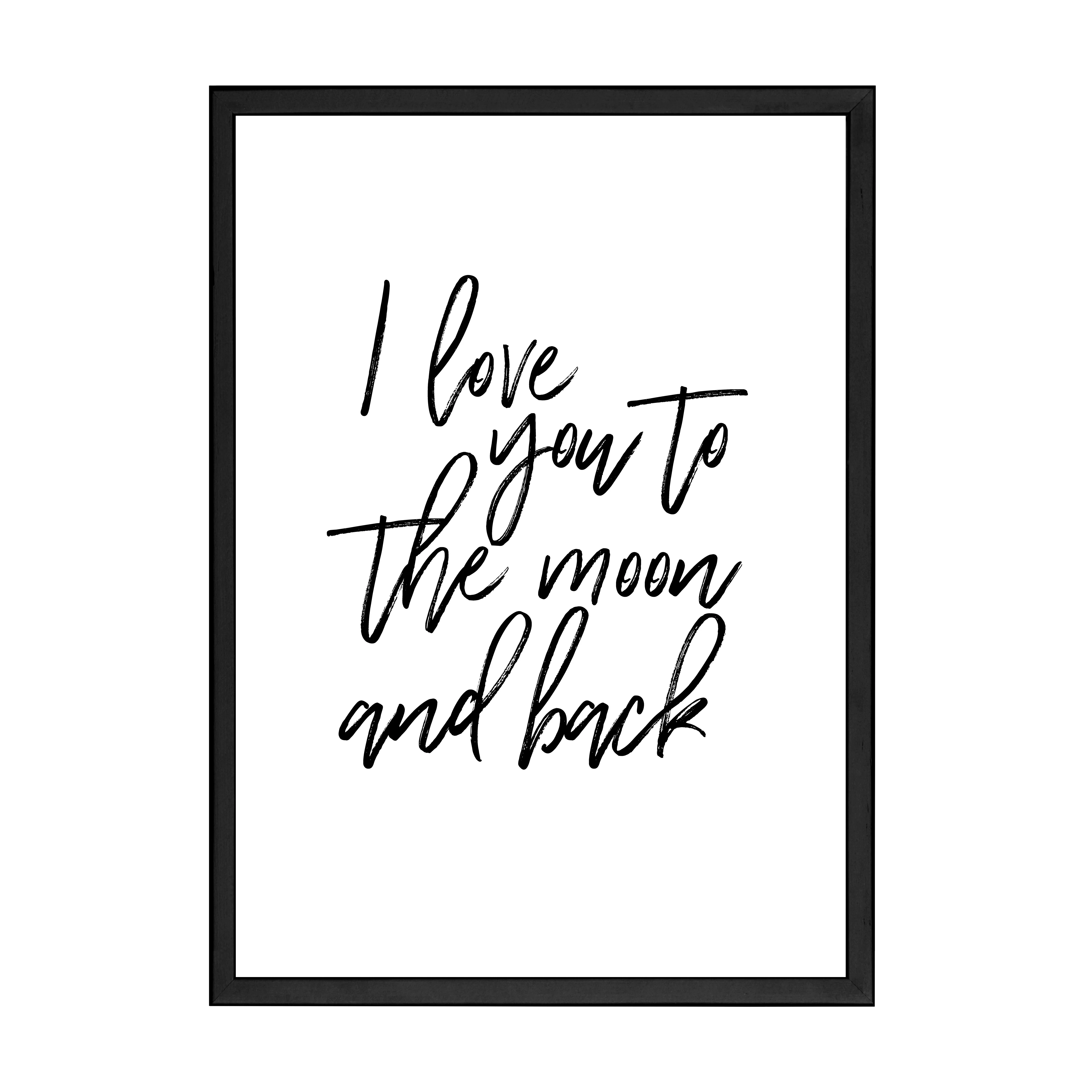 I LOVE YOU TO THE MOON PRINT - Image 8
