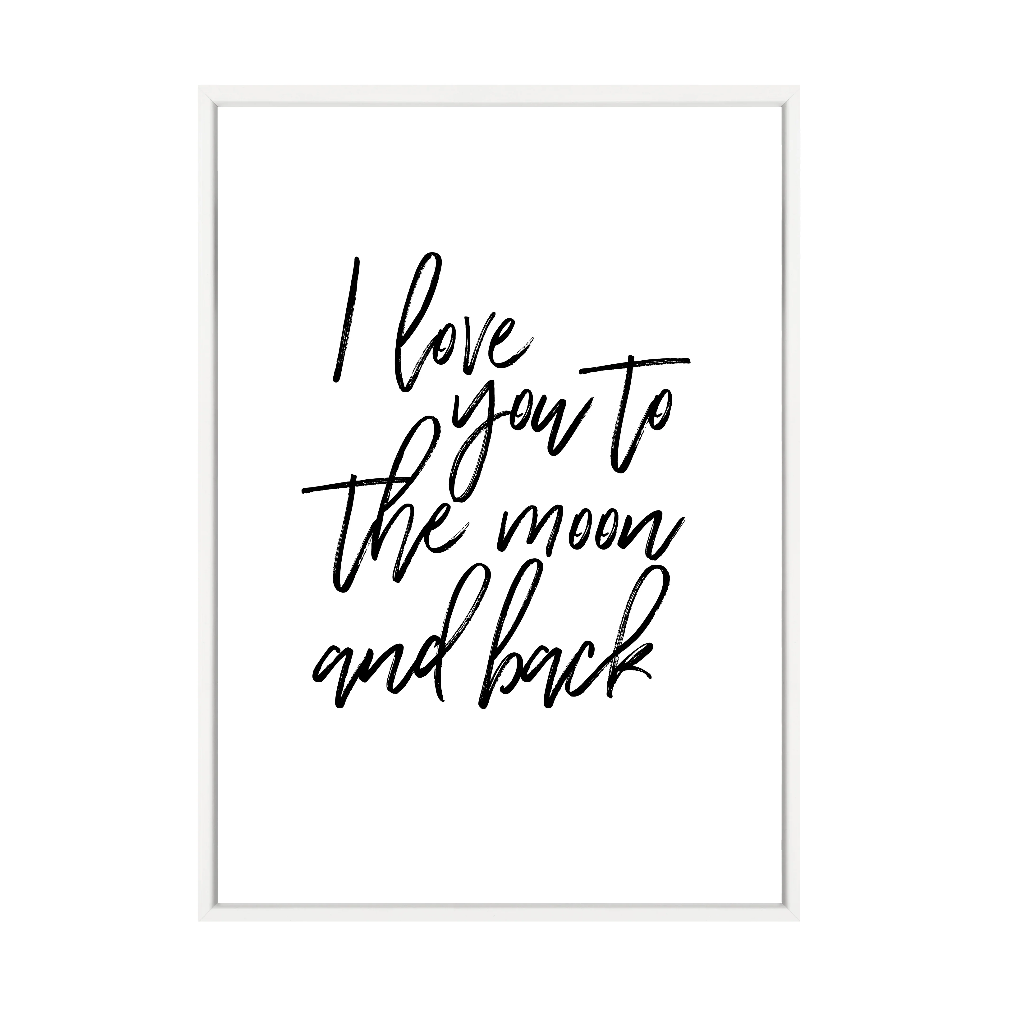 I LOVE YOU TO THE MOON PRINT - Image 9