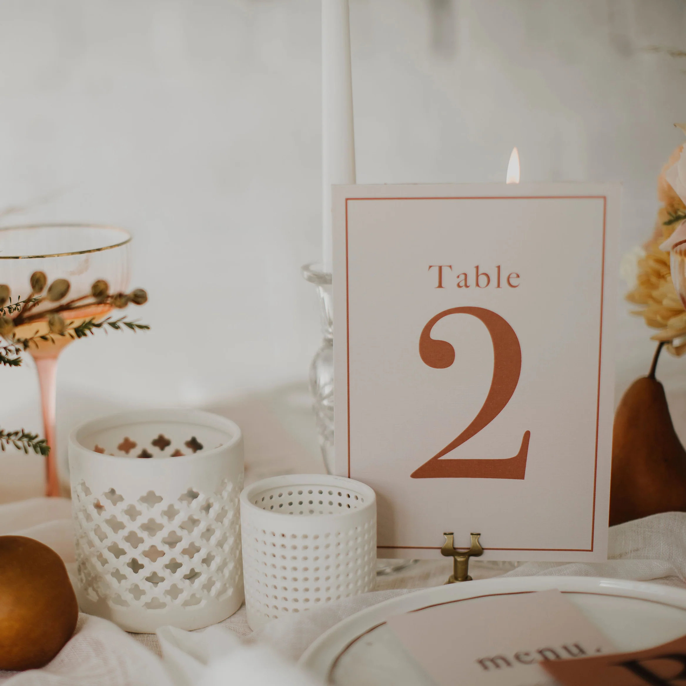 INITIAL TABLE NUMBER ORANGE/PINK