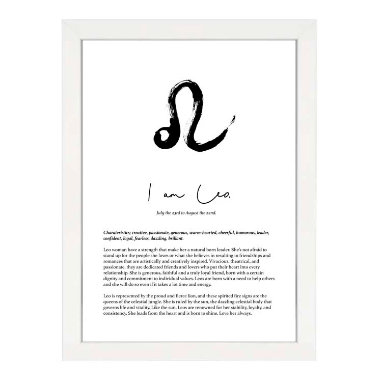 LEO STAR SIGN PRINT - Image 11