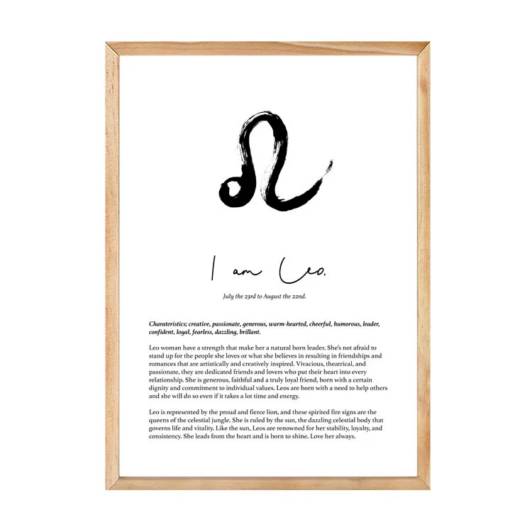 LEO STAR SIGN PRINT - Image 14