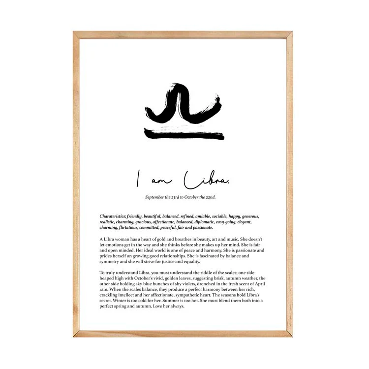 LIBRA STAR SIGN PRINT - Image 15