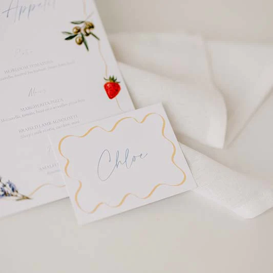 'LIMONE' MENU & PLACE NAME SET - Image 3