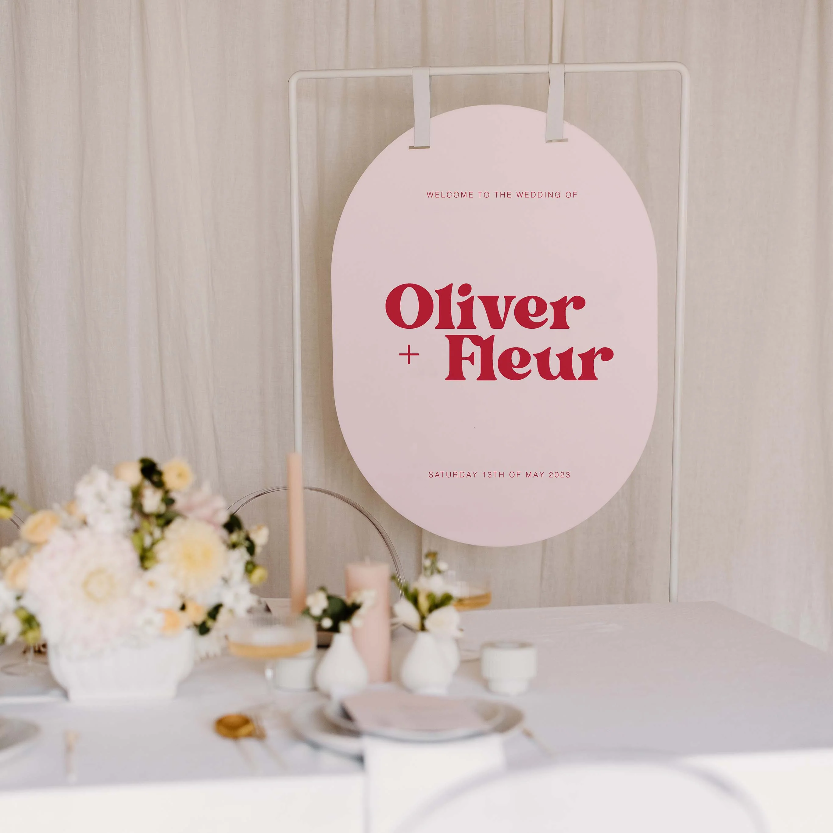 'LOTS OF LOVE' WELCOME SIGN - Image 3