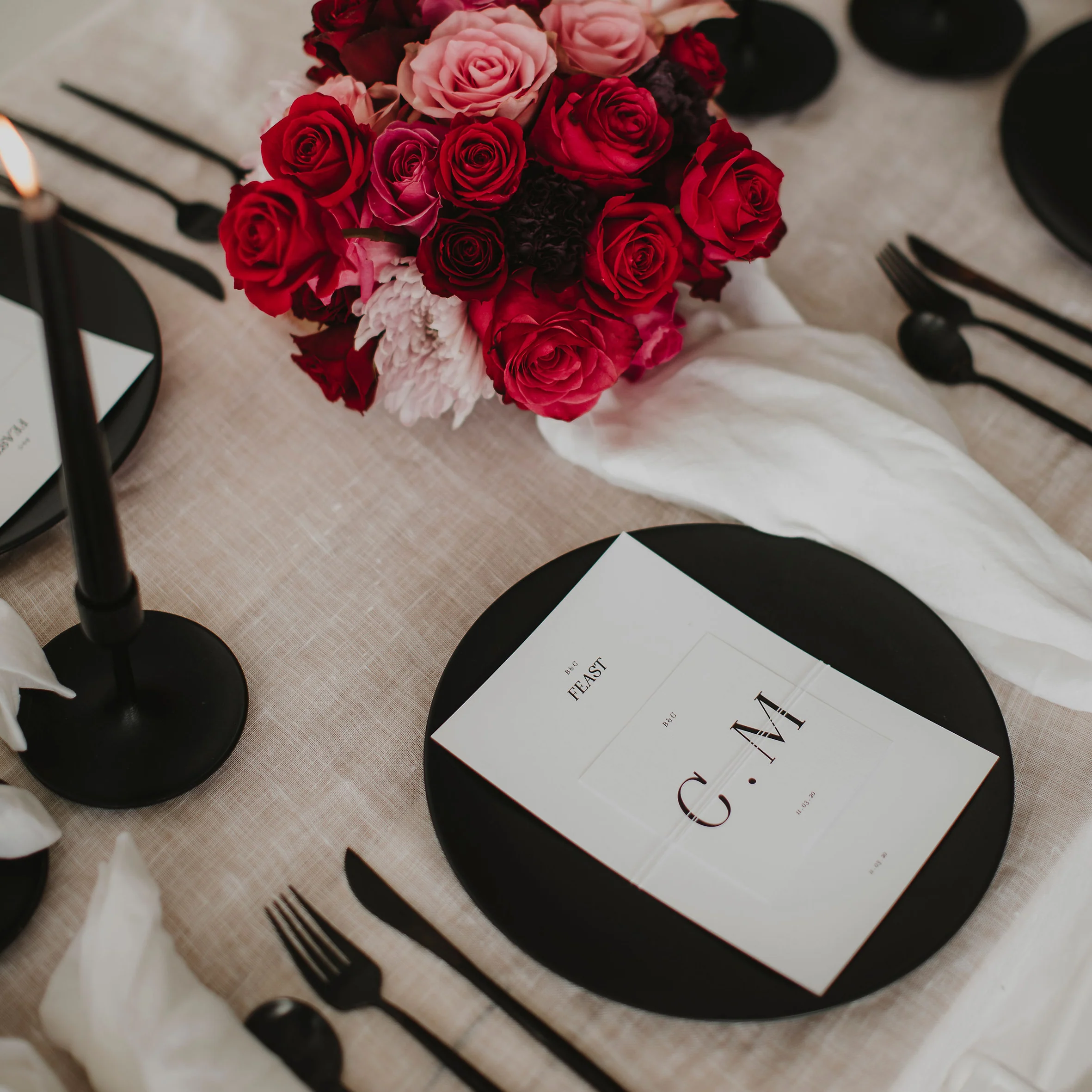 MAGGIE WEDDING MENU & PLACE NAME SET - Image 4