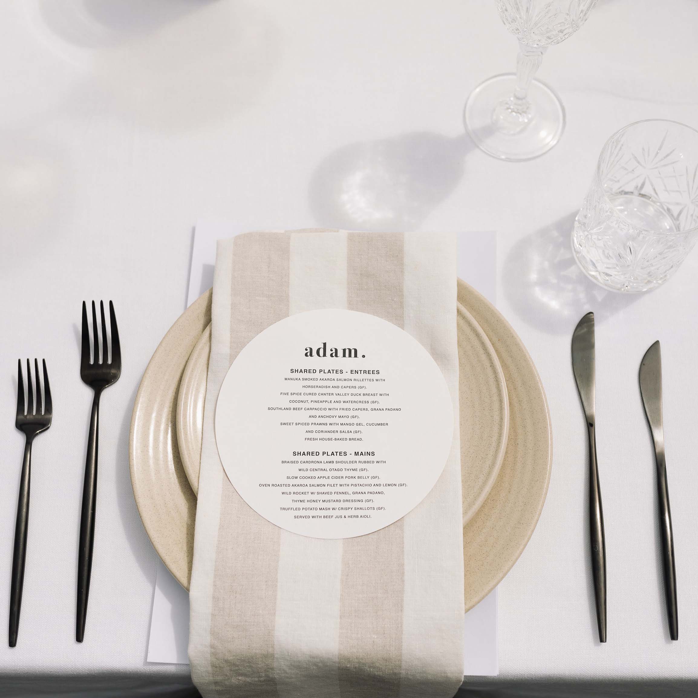 'THE MIDDLETON' MENU & PLACE NAME SET - Image 3