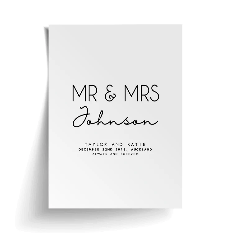 CUSTOM MR AND MRS PRINT - Image 16