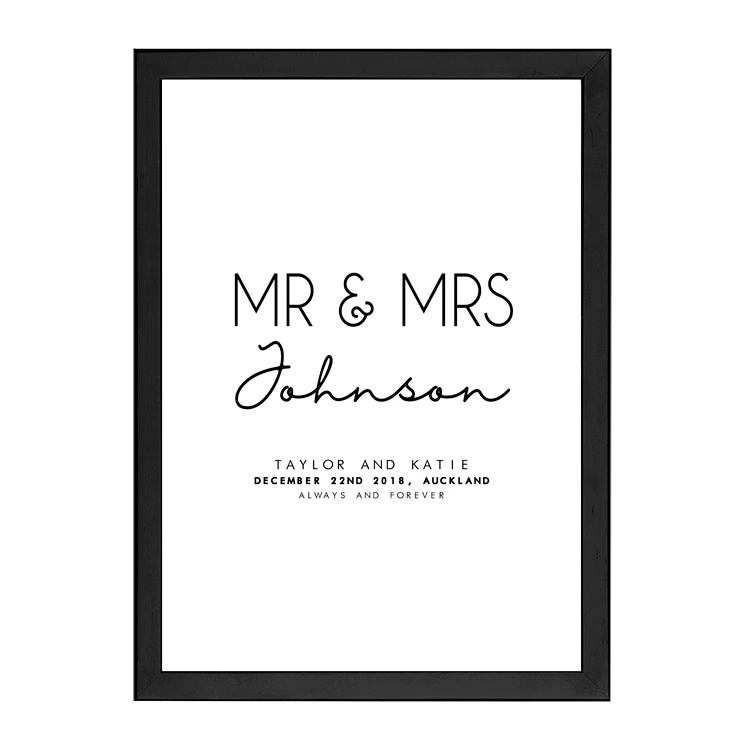 CUSTOM MR AND MRS PRINT - Image 9