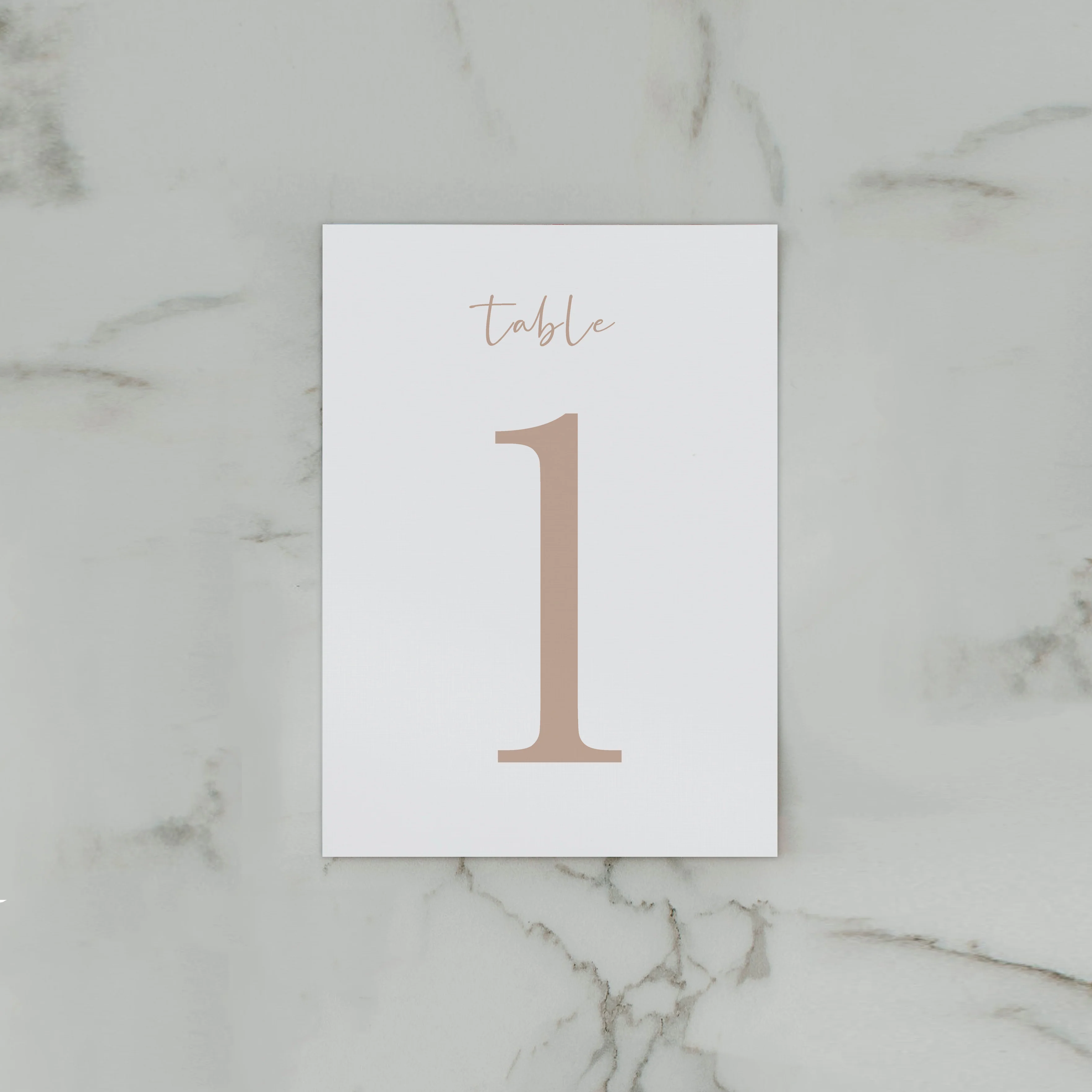 NY TABLE NUMBER NATURAL - Image 2