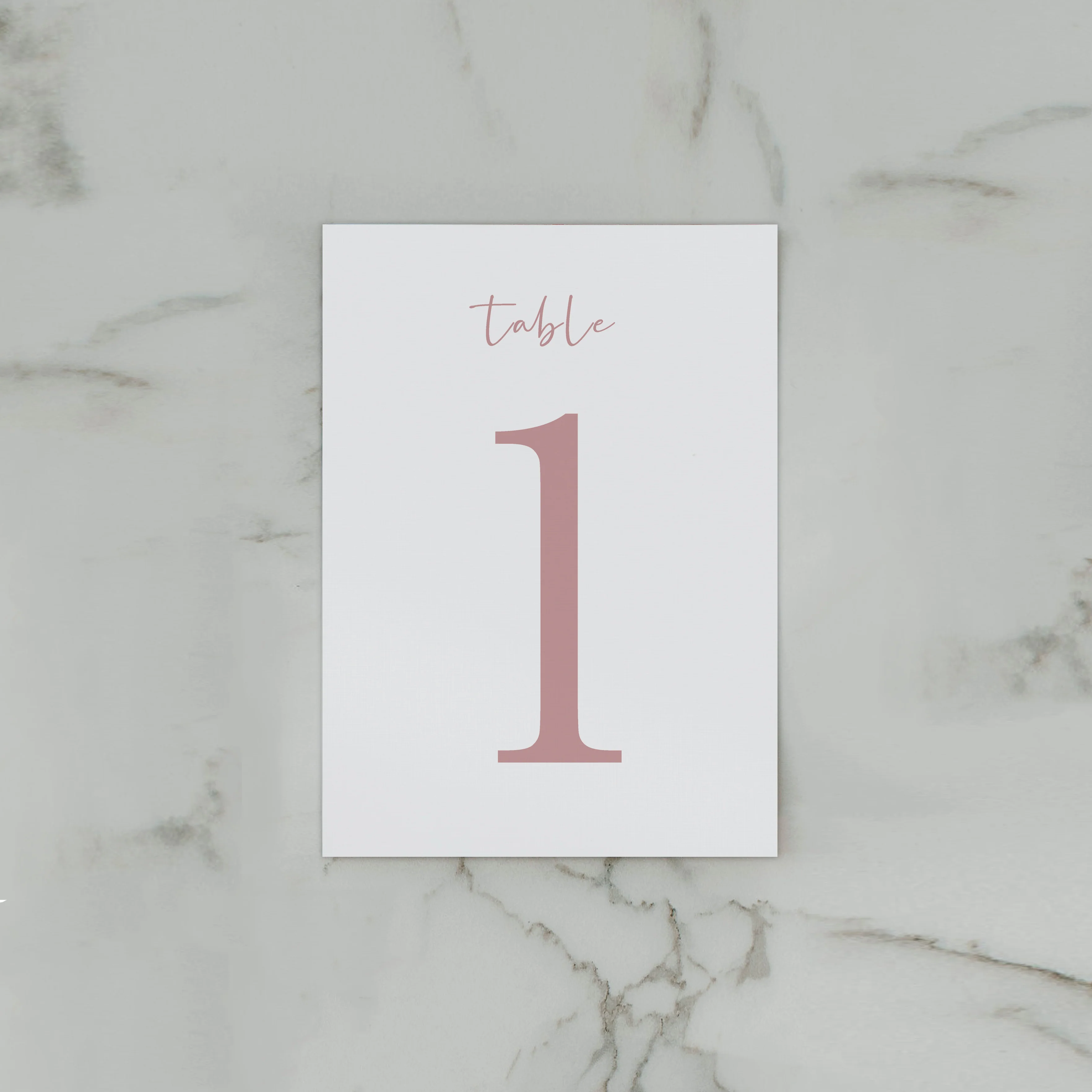 NY TABLE NUMBER PINK - Image 2