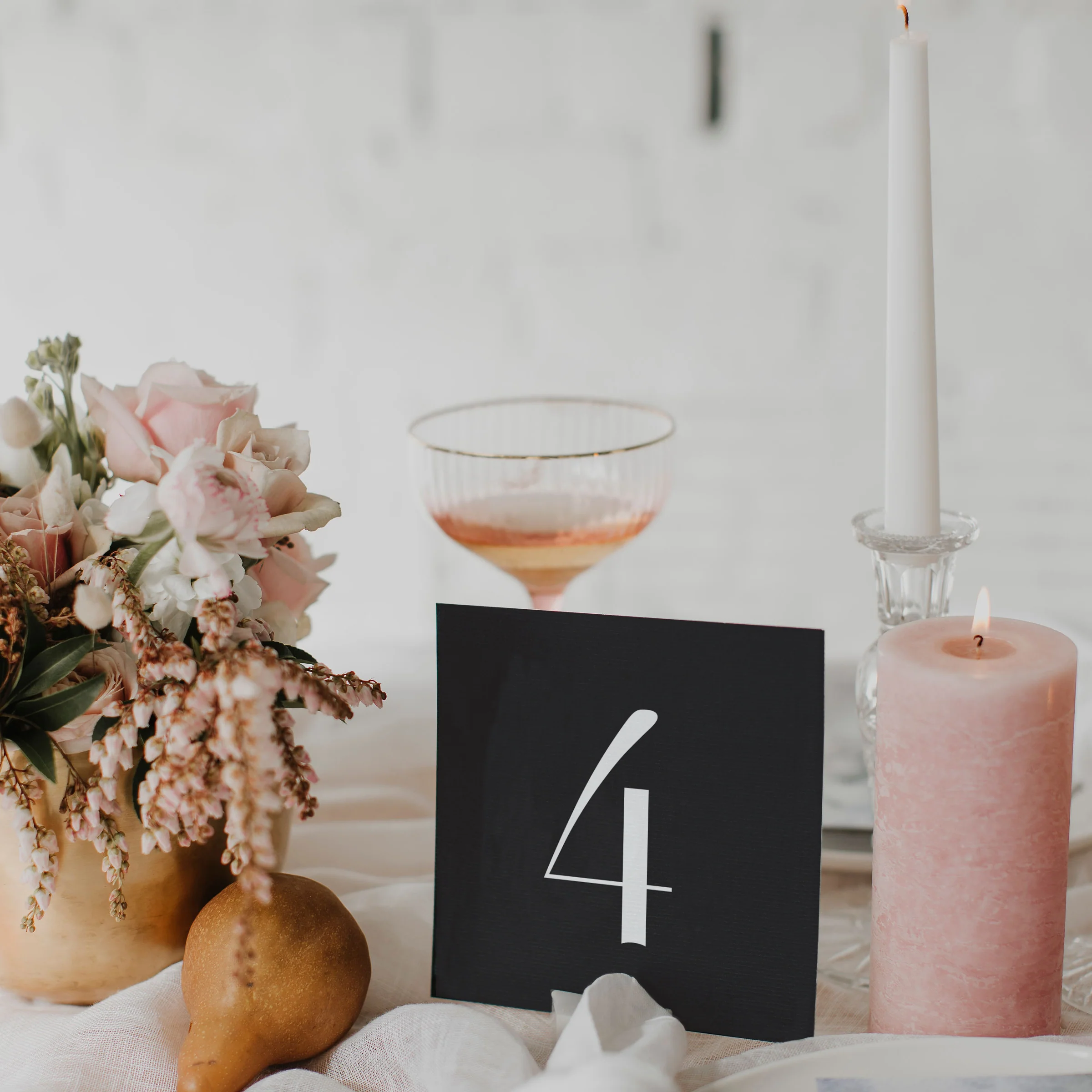 NOIR TABLE NUMBER BLACK