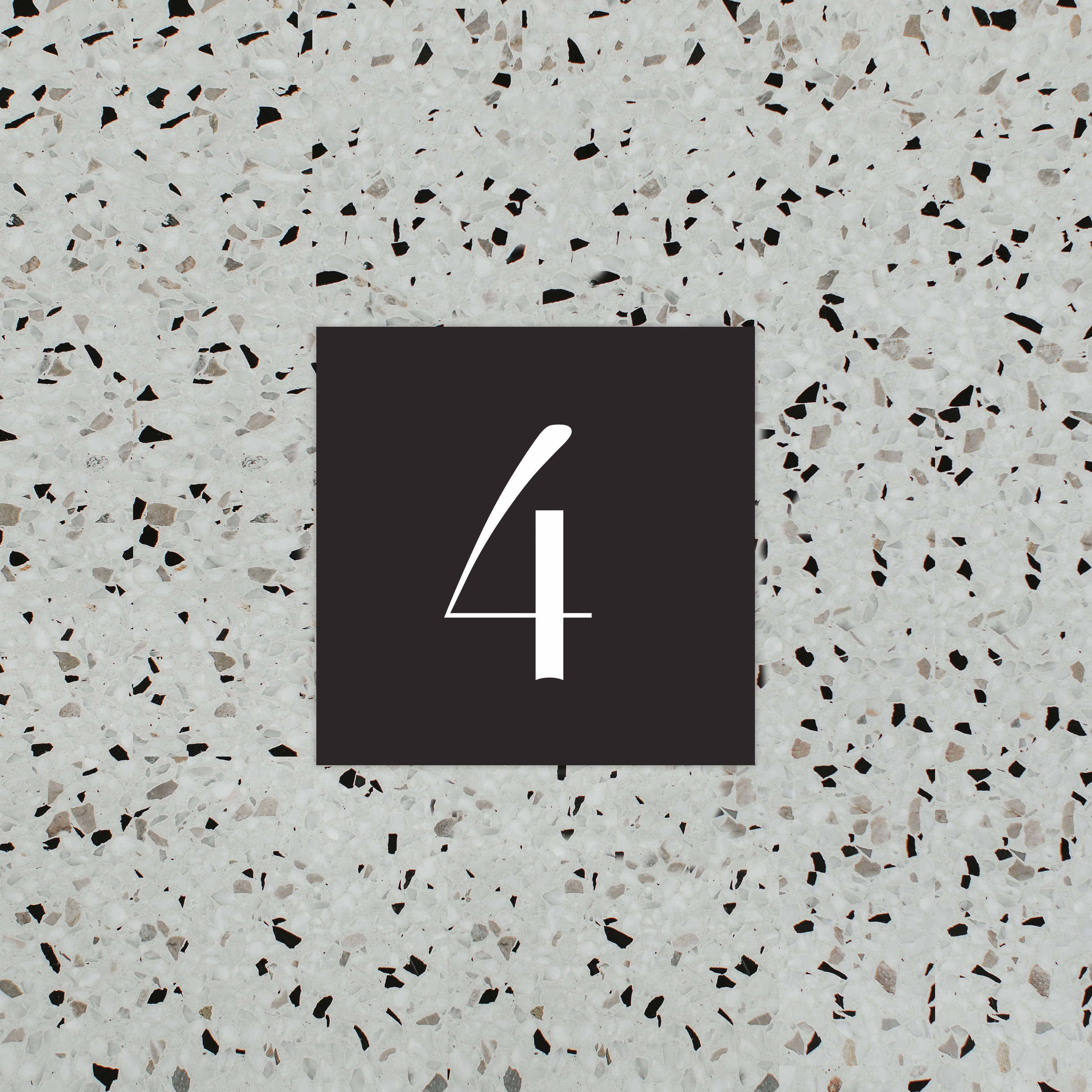 NOIR TABLE NUMBER BLACK - Image 2
