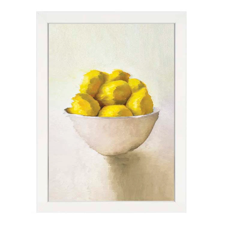 PAINTED BOWL OF LEMONS PRINT - Image 10