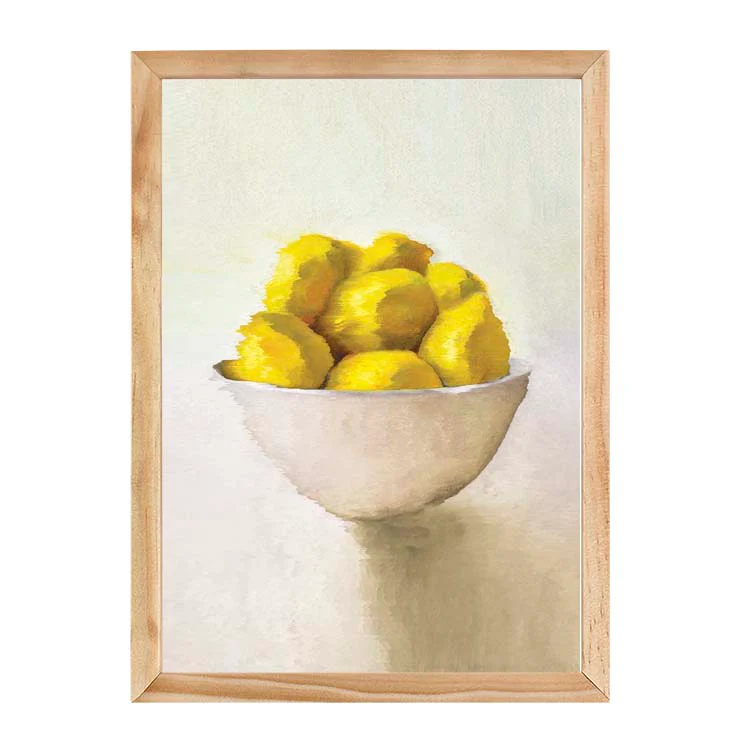 PAINTED BOWL OF LEMONS PRINT - Image 11
