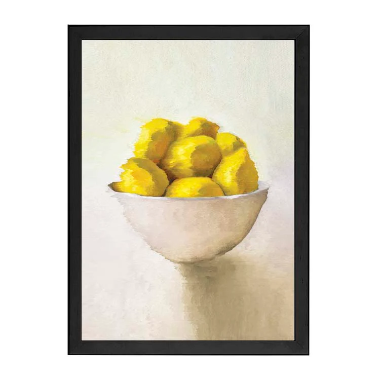 PAINTED BOWL OF LEMONS PRINT - Image 12