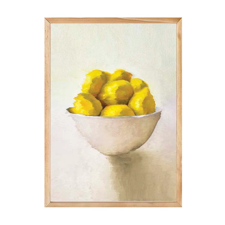 PAINTED BOWL OF LEMONS PRINT - Image 13