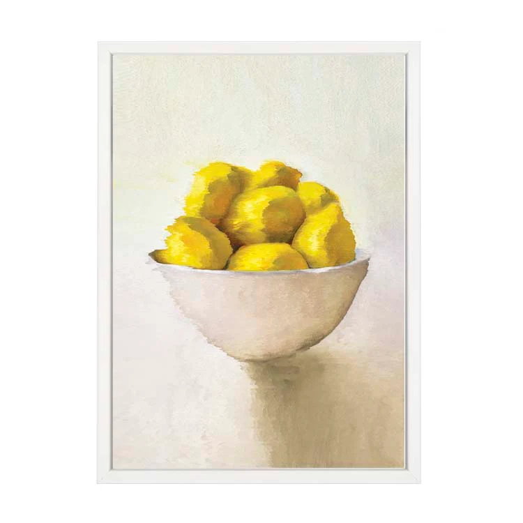 PAINTED BOWL OF LEMONS PRINT - Image 15