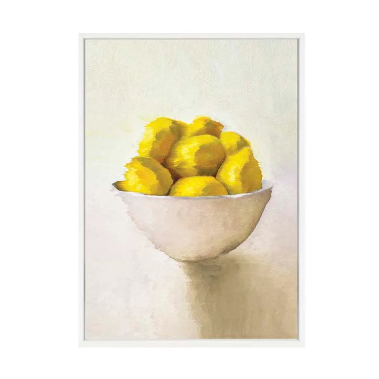 PAINTED BOWL OF LEMONS PRINT - Image 18