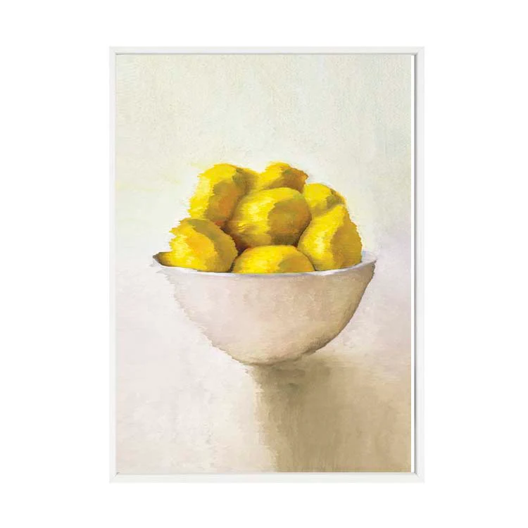 PAINTED BOWL OF LEMONS PRINT - Image 21