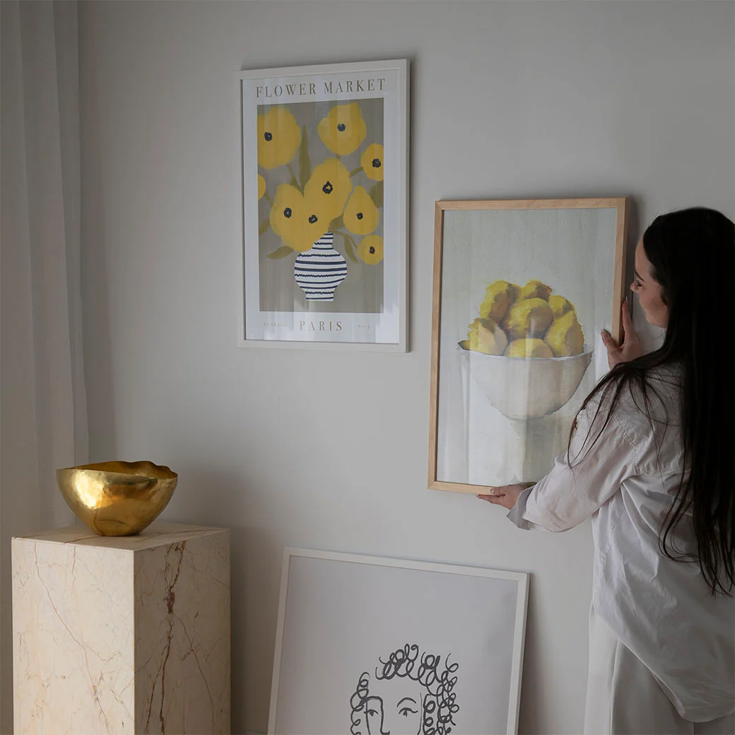 PAINTED BOWL OF LEMONS PRINT - Image 4