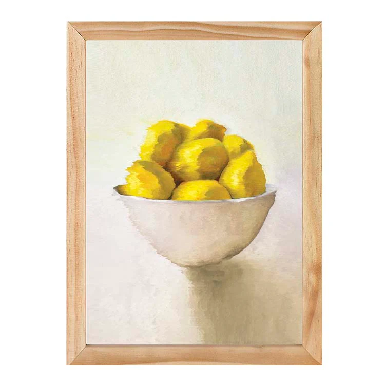 PAINTED BOWL OF LEMONS PRINT - Image 8