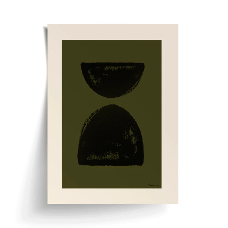 PAINTED SHAPES PRINT KHAKI - Image 19