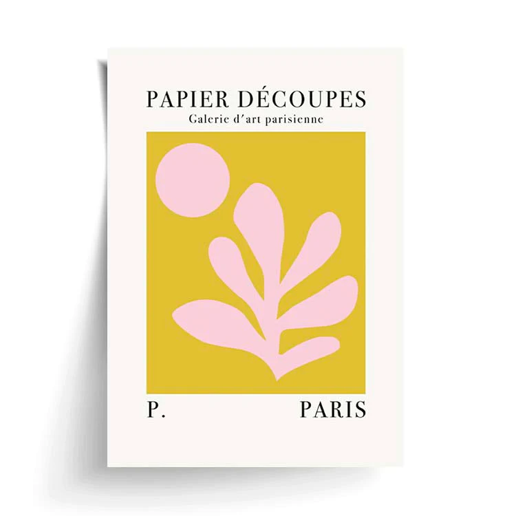 PAPIER DECOUPES PRINT MUSTARD - Image 20