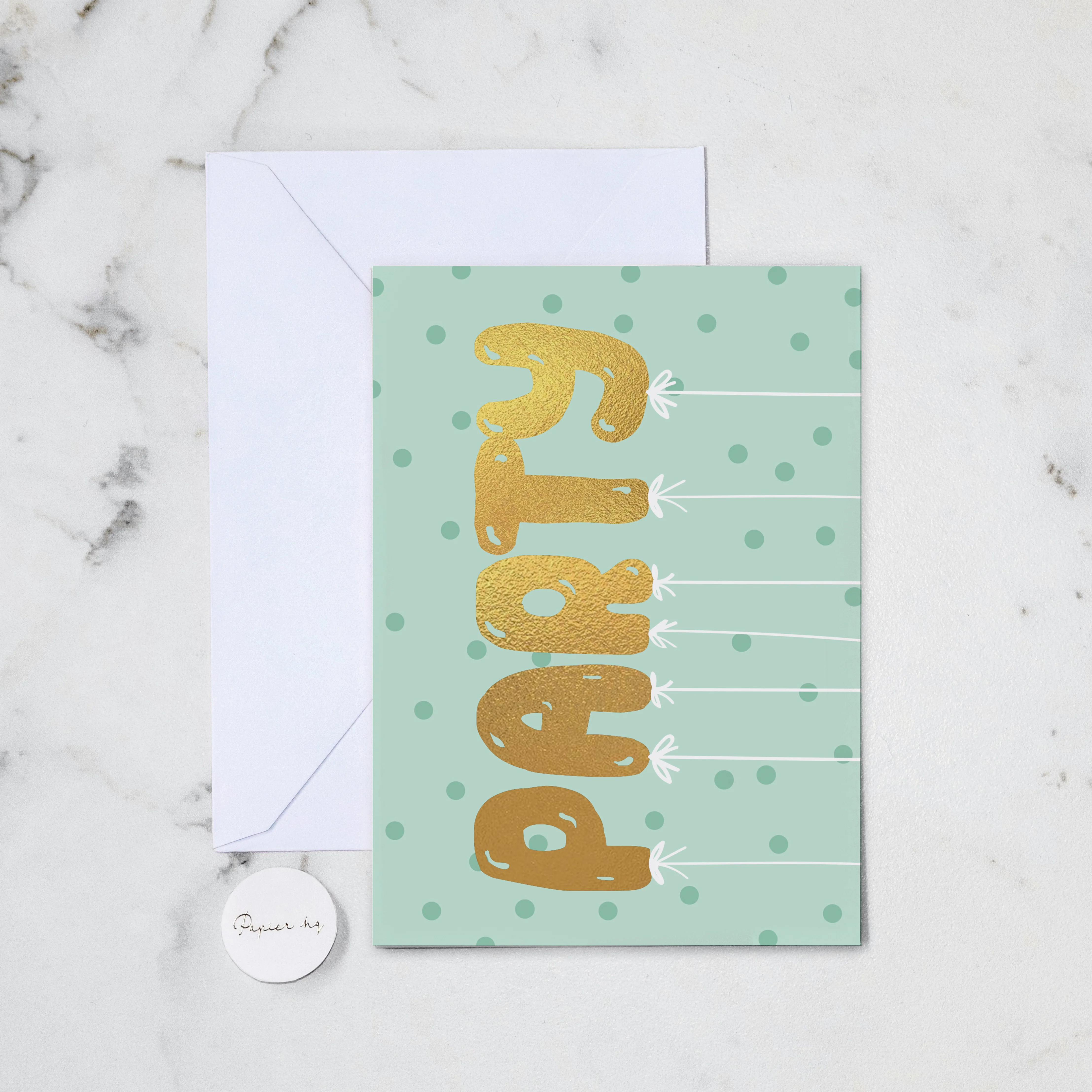 PARTY GREETING CARD
