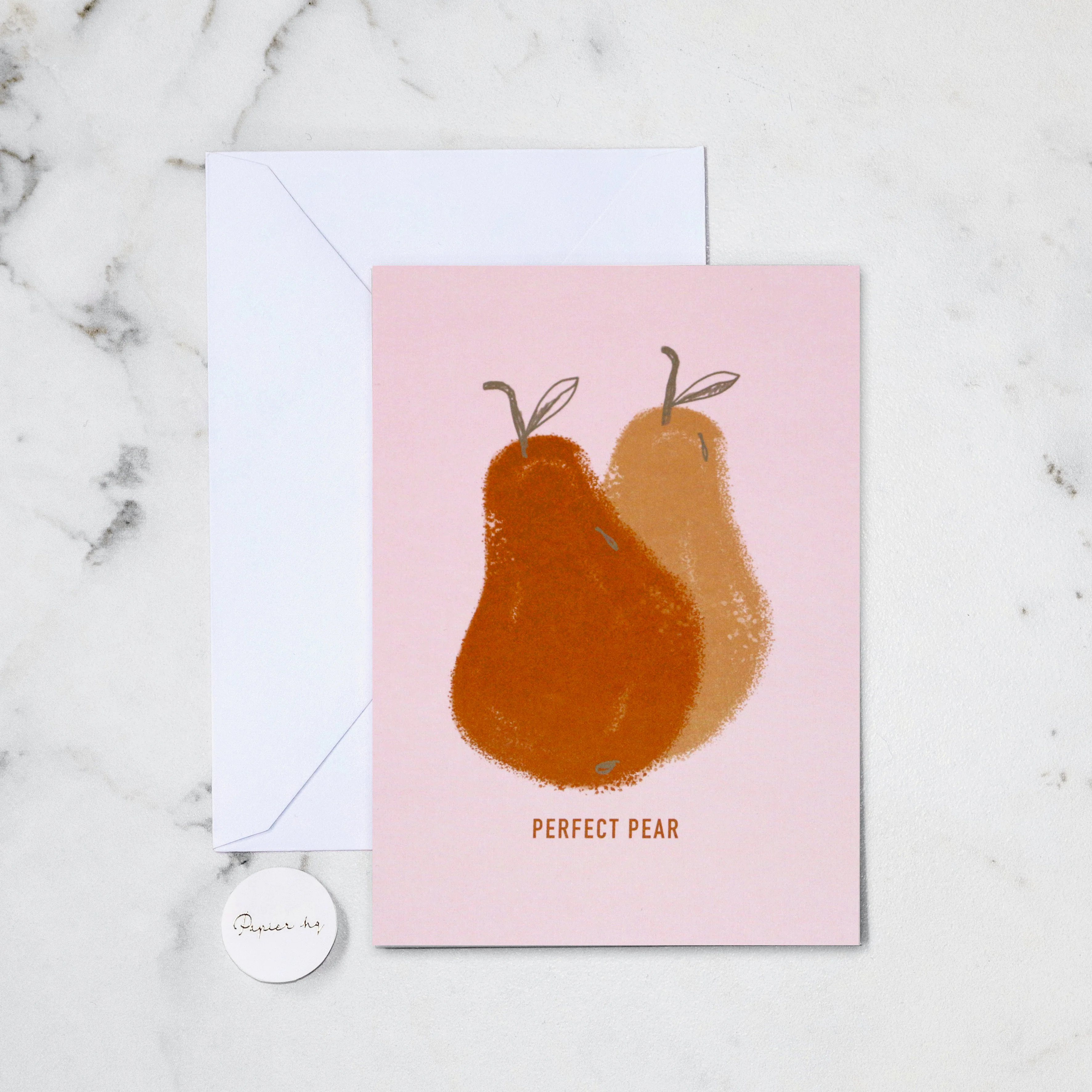 PERFECT PEAR GREETING CARD