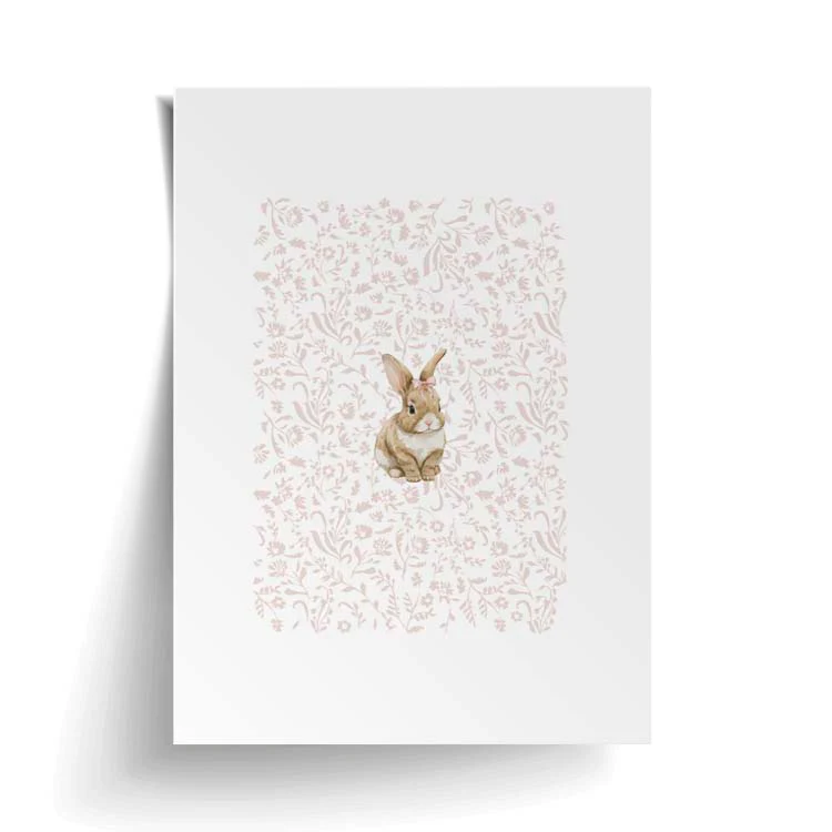 PINK BUNNY PRINT 1 - Image 6