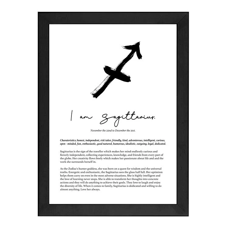 SAGITTARIUS STAR SIGN PRINT - Image 10