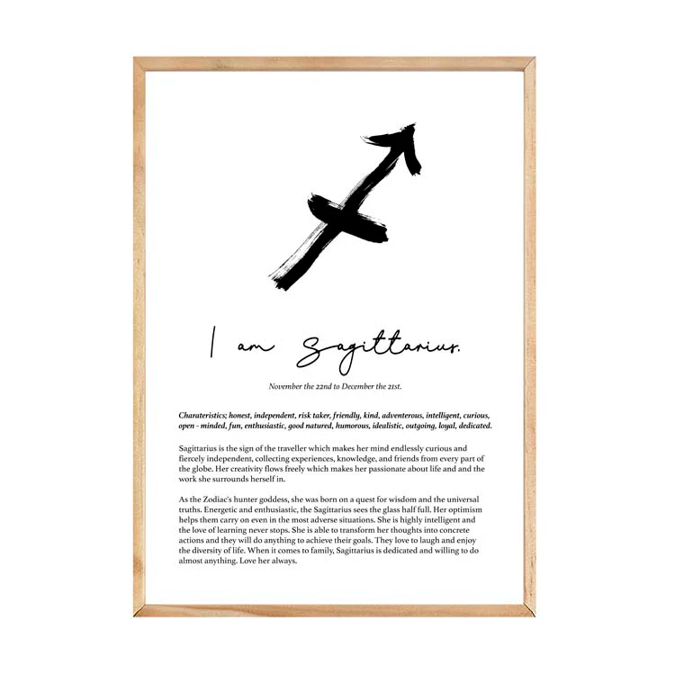 SAGITTARIUS STAR SIGN PRINT - Image 15