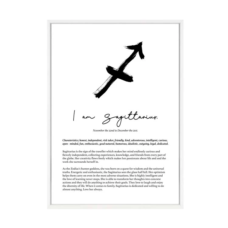 SAGITTARIUS STAR SIGN PRINT - Image 6